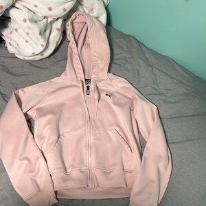 Pink puma zip up